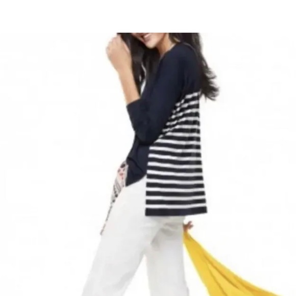 CABI xs long sleeve side slit oversized tunic (fits like S) - Picture 1 of 6